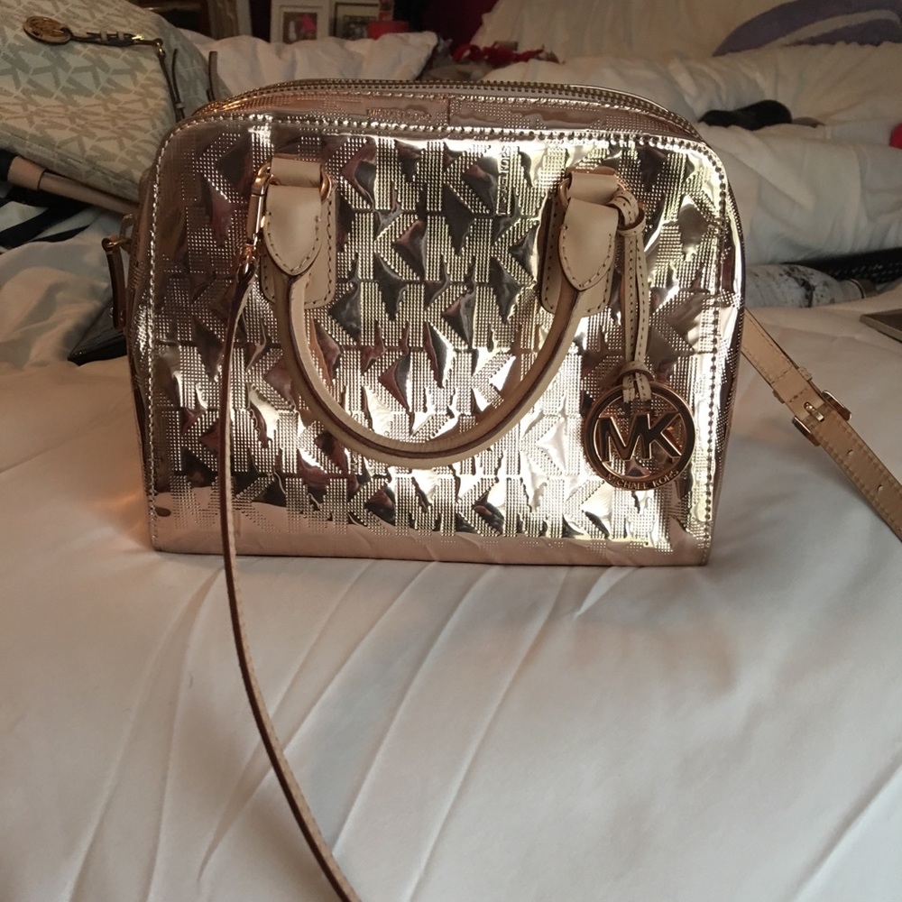 Michael Kors MK monogrammed crossbody